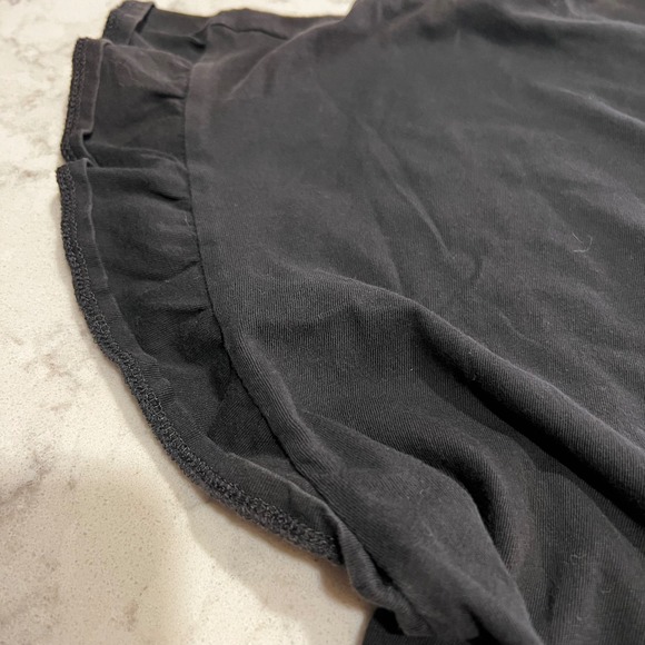 J. Crew 3X Black Tiered Dress Short‎ Sleeve Re-Imagined T-Shirt Style - Picture 3 of 8